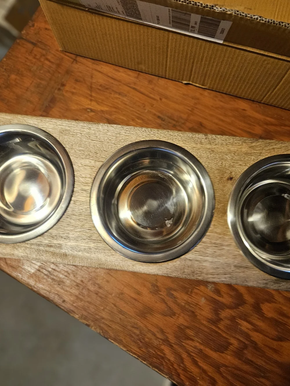 Stainless Steel Stackable Bowl Set - Silver